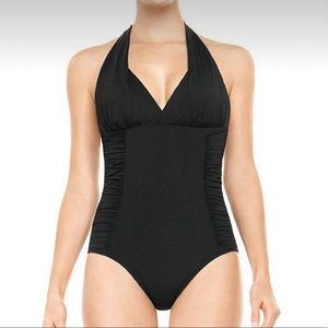 🔺Spanx Streamlined Silhouette Halter One Piece